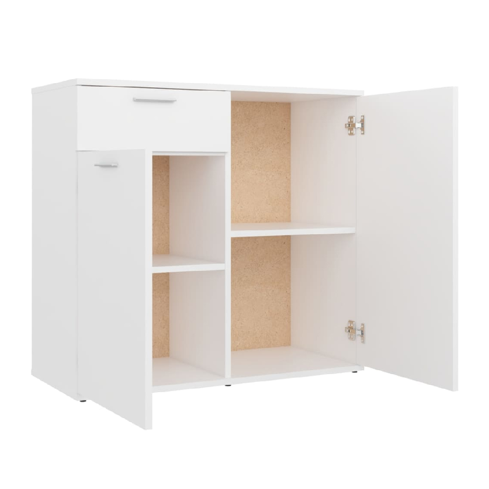 Calhoun Wooden Sideboard With 2 Doors 1 Drawer In White