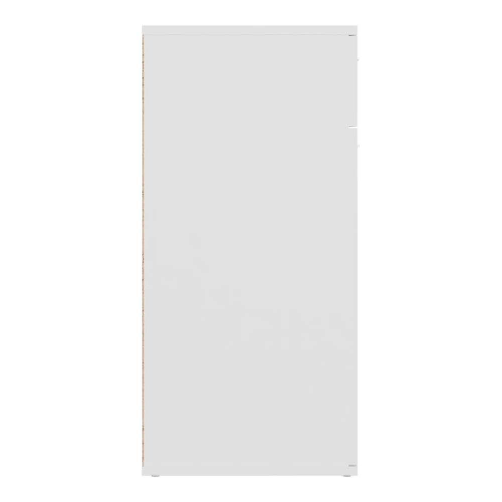 Calhoun Wooden Sideboard With 2 Doors 1 Drawer In White