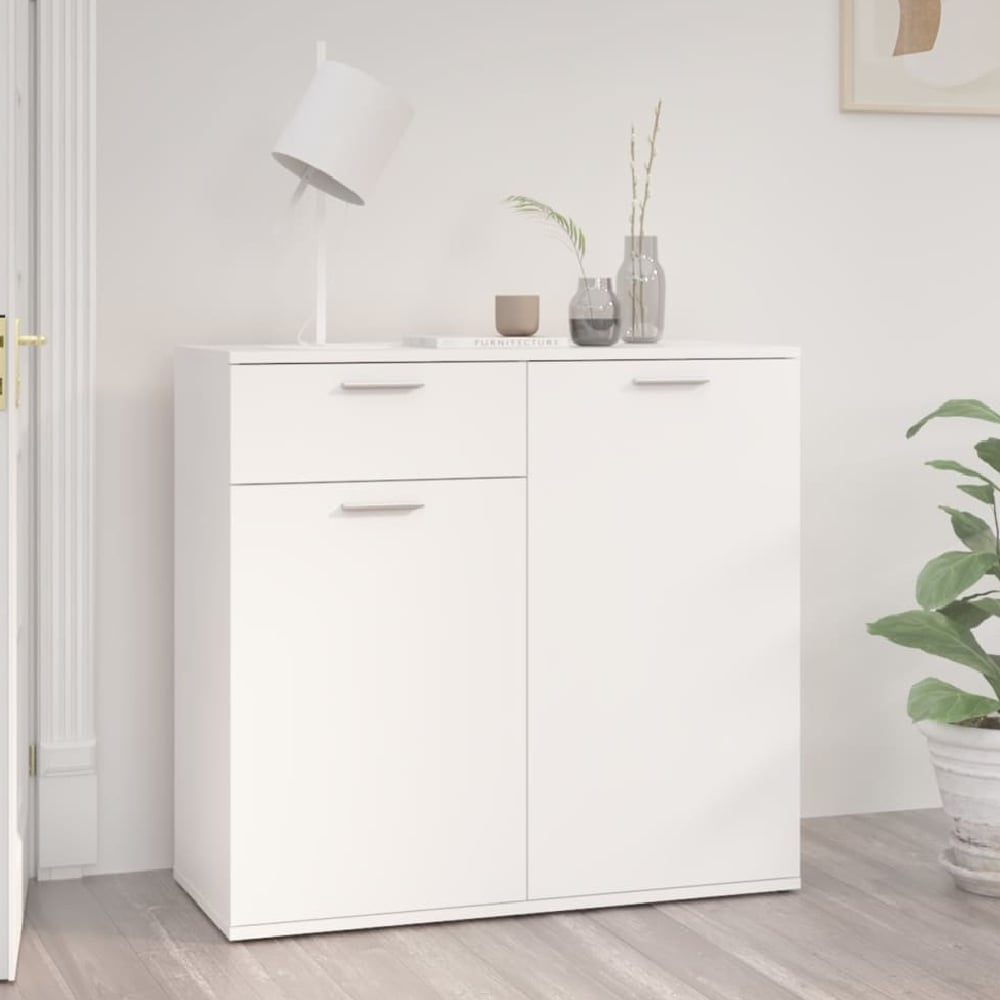 Read more about Calhoun wooden sideboard with 2 doors 1 drawer in white