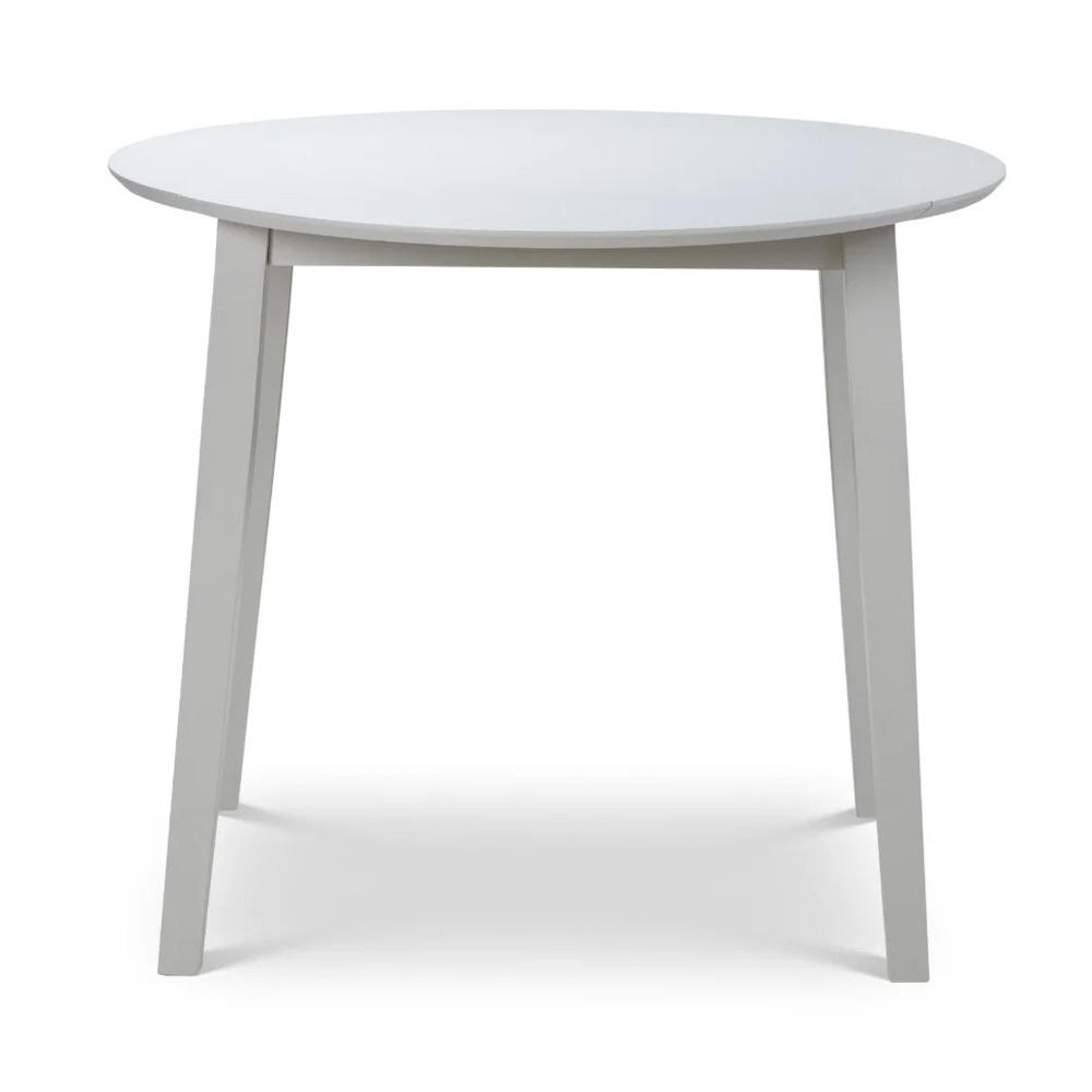 Calista Wooden Dropleaf Dining Table with 4 Chairs in Grey
