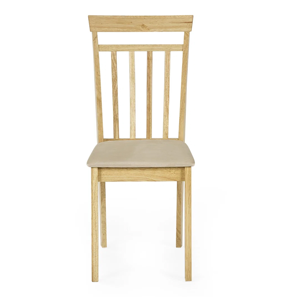 Calista Wooden Dropleaf Dining Table with 4 Chairs in Natural