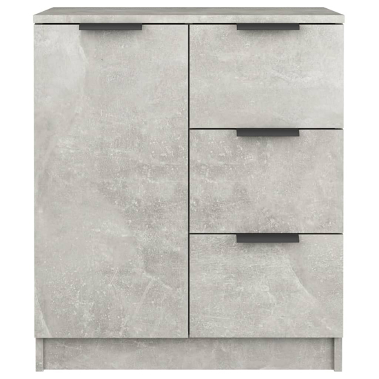 Calix Wooden Sideboard With 2 Doors 6 Drawers In Concrete Effect