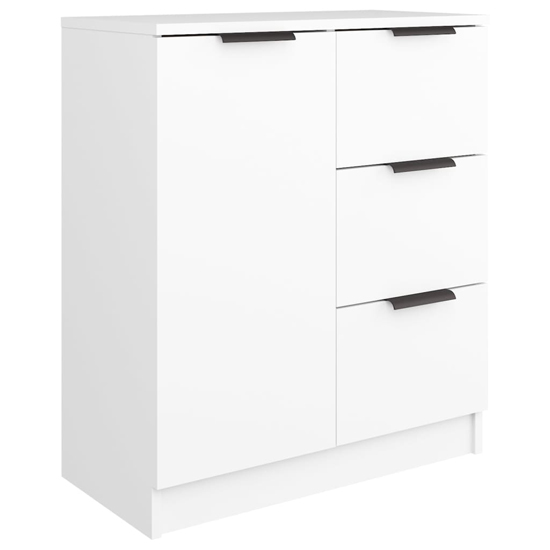 Calix Wooden Sideboard With 2 Doors 6 Drawers In White