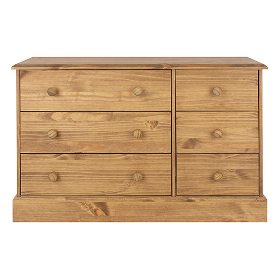Calixto Wooden Chest Of 6 Drawers In Oak