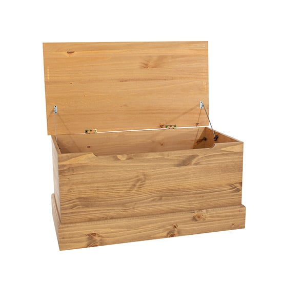 Calixto Wooden Blanket Box In Oak