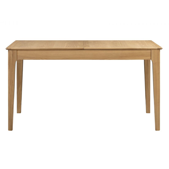 Callia Extending Dining Table With 6 Landen Oatmeal Chairs