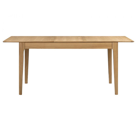 Callia Extending Dining Table With 6 Landen Oatmeal Chairs