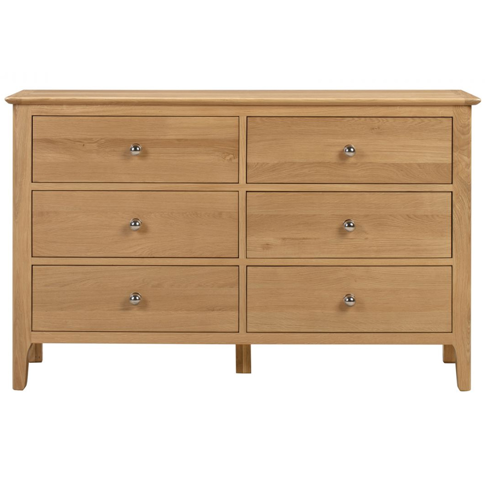 Callia Wooden Chest Of 6 Drawers In Natural