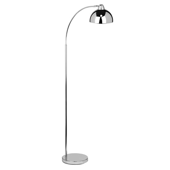 Callibren Metal Floor Lamp In Chrome