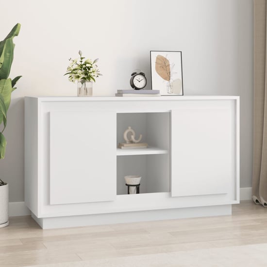 Callie Wooden Sideboard With 2 Doors In White