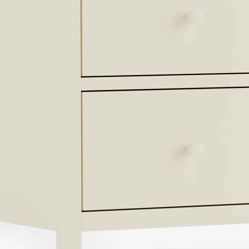 Calliope Wooden Chest of 3 Drawers in Ivory and Oak