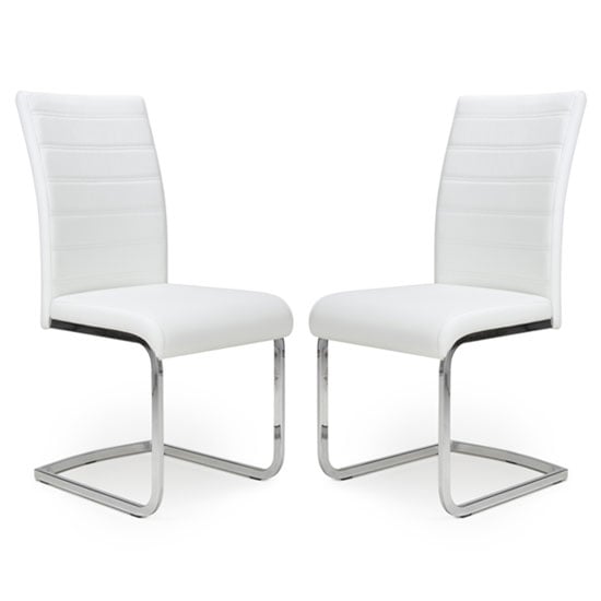 Callisto White Leather Cantilever, Cleaning White Leather Dining Chairs