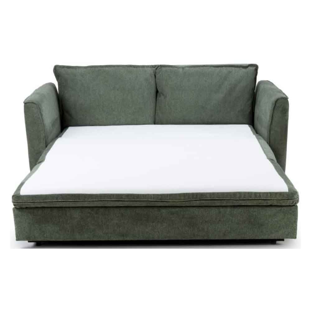 Calvano Fabric Sofa Bed in Green