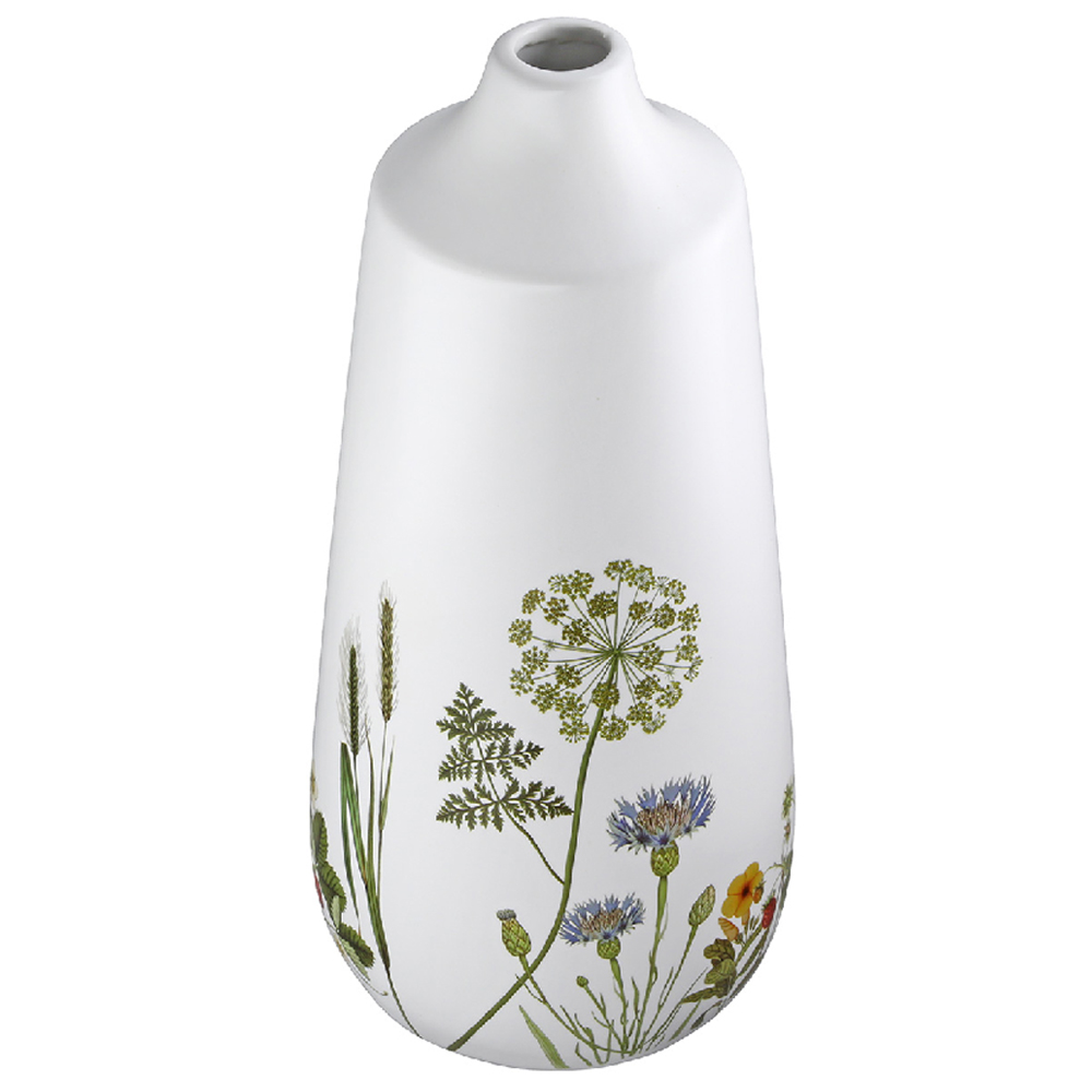 Camarillo Ceramic Flower Cone Vase In White