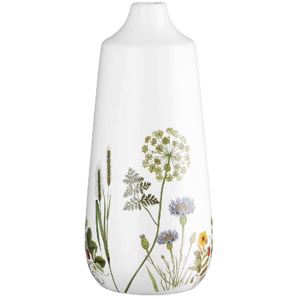 Camarillo Ceramic Flower Floor Vase In White