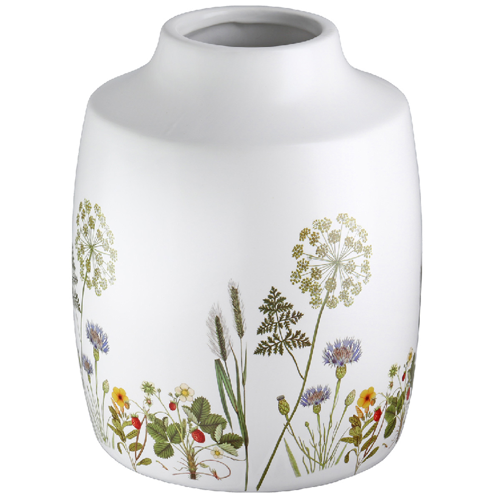 Camarillo Ceramic Flower Vase In White