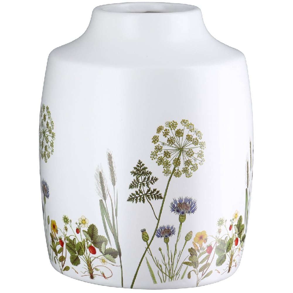 Camarillo Ceramic Set OF 2 Flower Vases In White