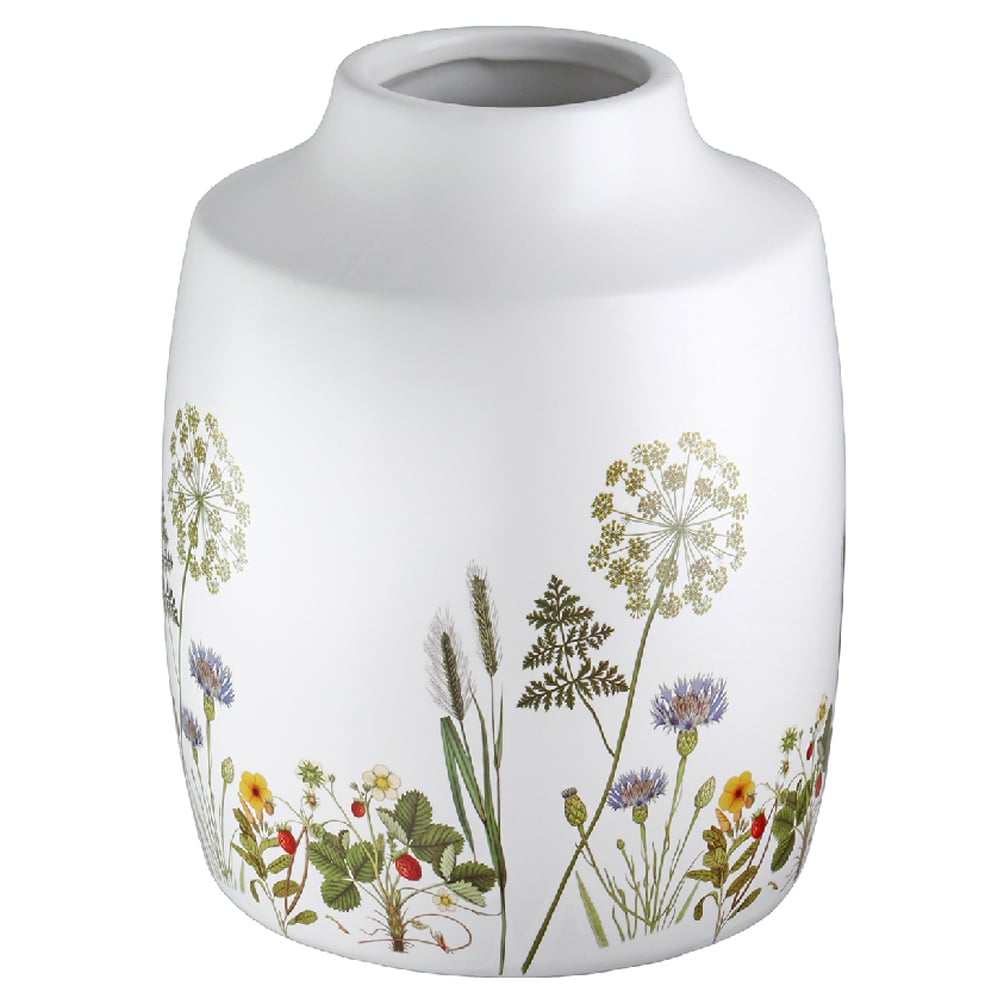 Camarillo Ceramic Set OF 2 Flower Vases In White