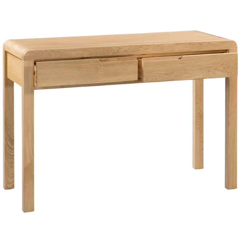 Camber Wooden Dressing Table And Stool In Oak