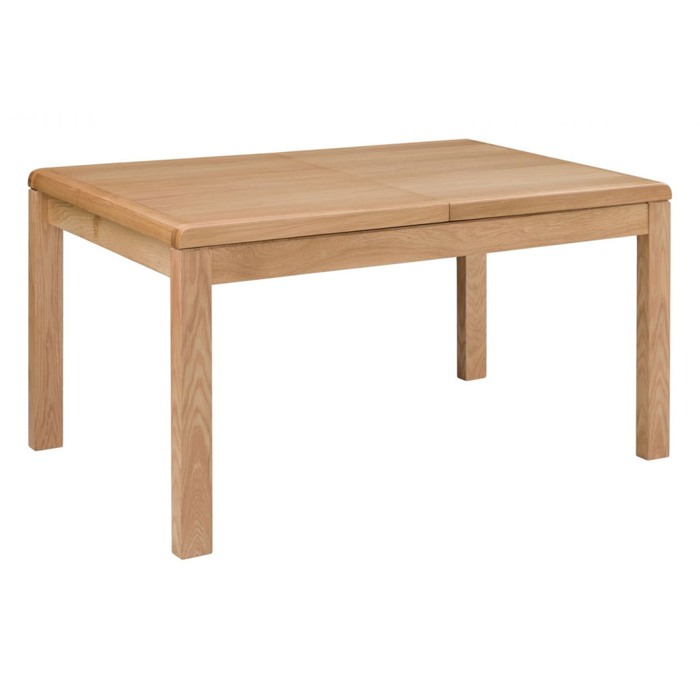 Camber Wooden Extending Dining Table In Waxed Oak