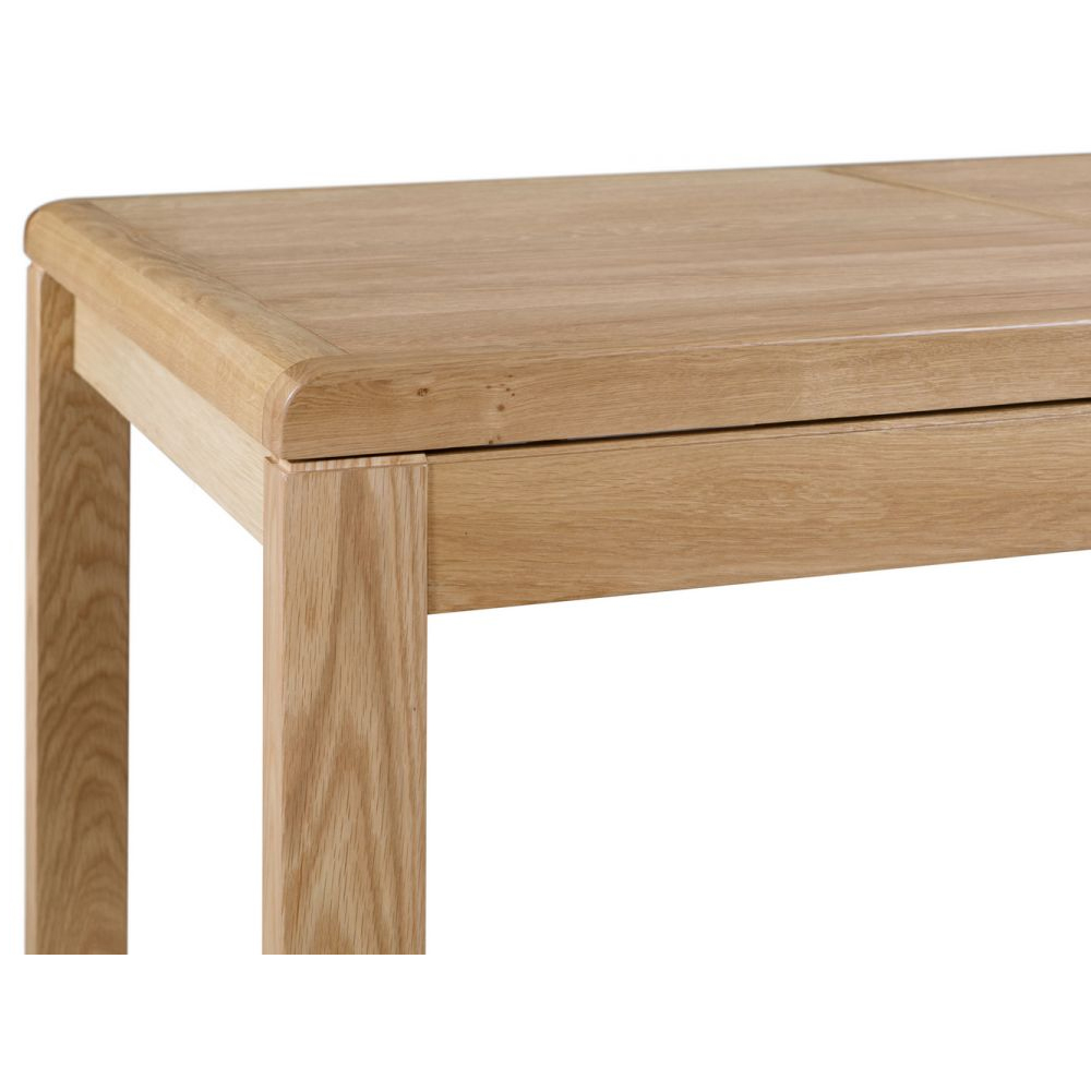 Camber Wooden Extending Dining Table In Waxed Oak