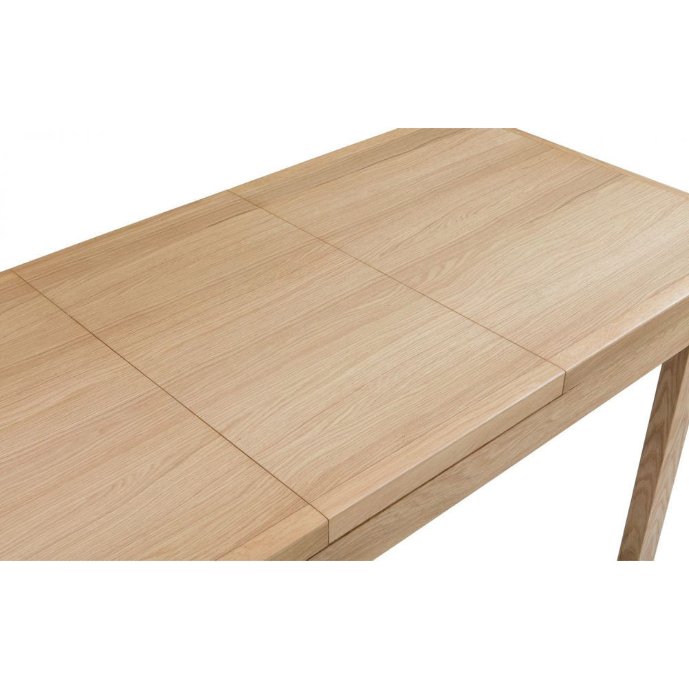Camber Wooden Extending Dining Table In Waxed Oak