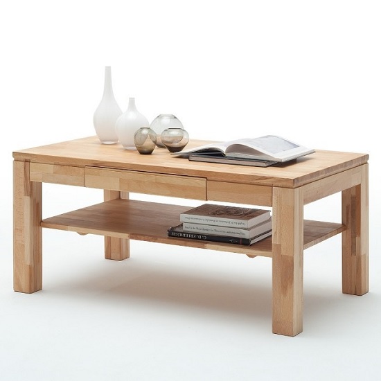 Read more about Cambridge wooden coffee table rectangular in beech heartwood