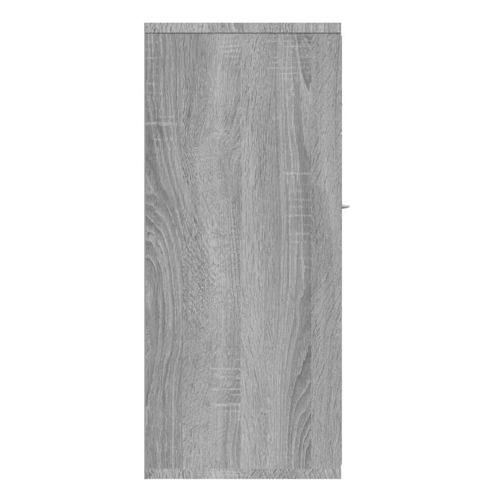 Camino Wooden Sideboard With 3 Doors 1 Drawer In Grey Sonoma