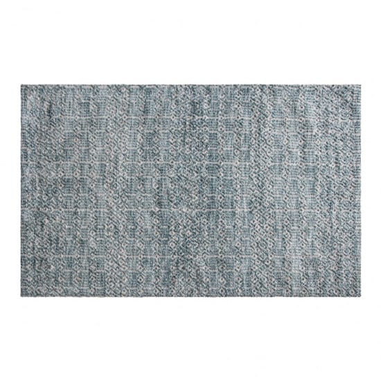 Camphills Extra Large Fabric Upholstered Rug In Duck Egg