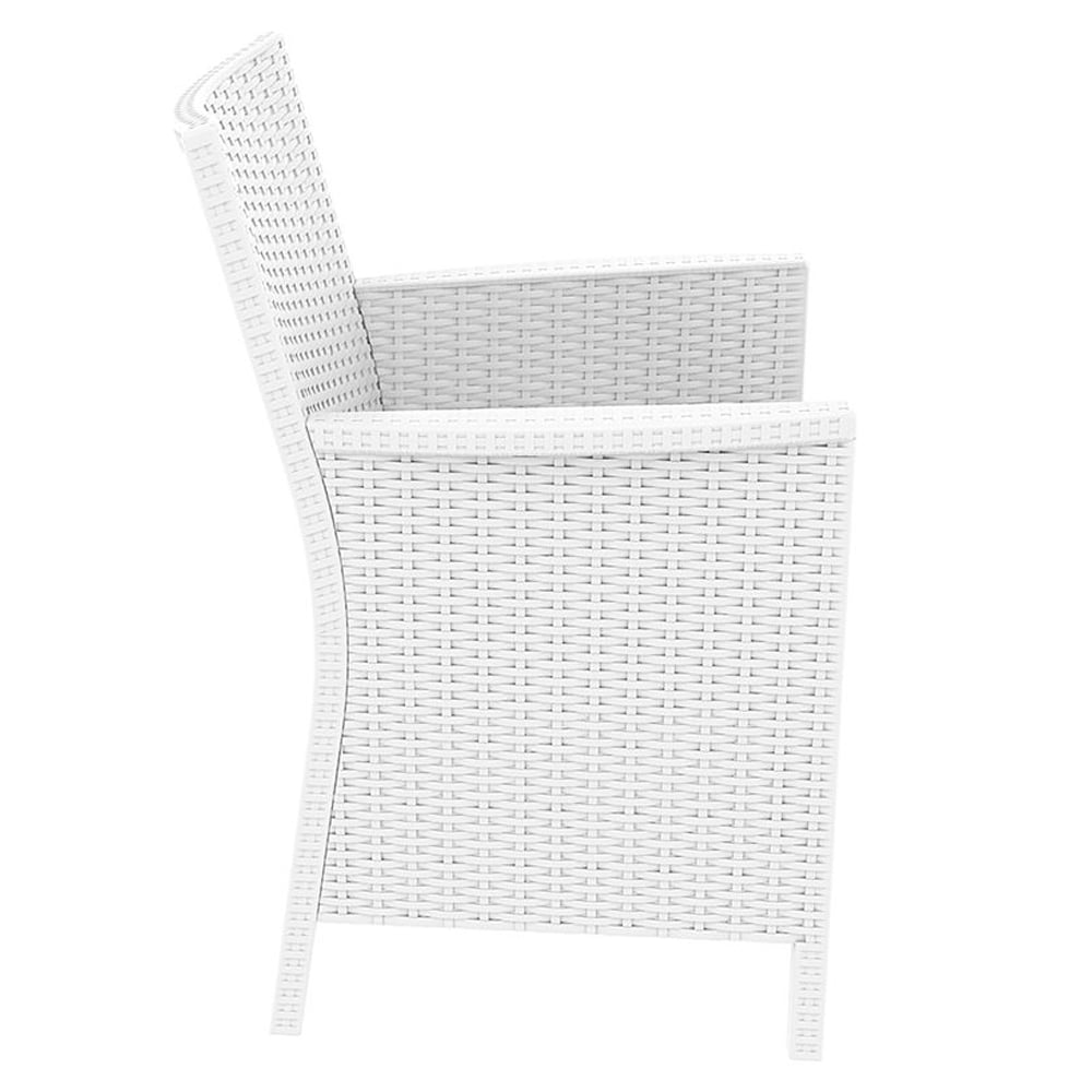 Camrose Rattan Outdoor Armchair In White