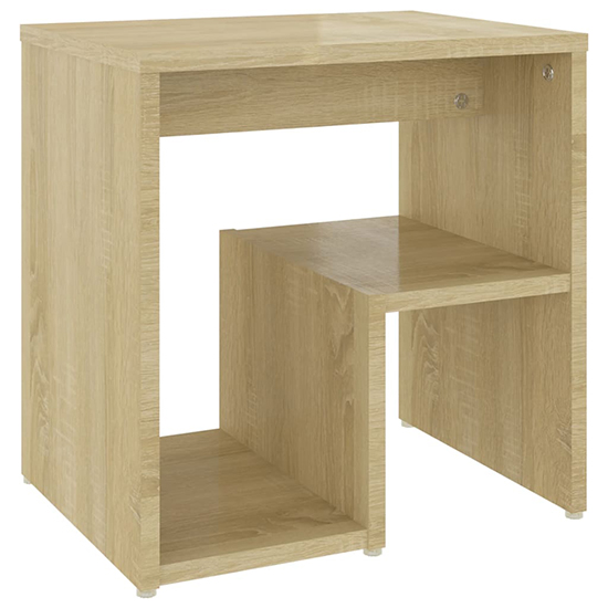 Canaan Wooden Bedside Cabinet In Sonoma Oak