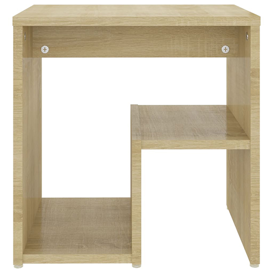 Canaan Wooden Bedside Cabinet In Sonoma Oak