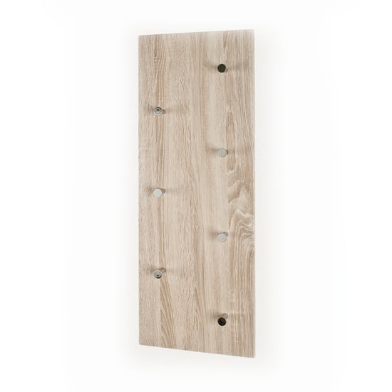 Modern Wall Mounted Coat Rack In Canadian Oak