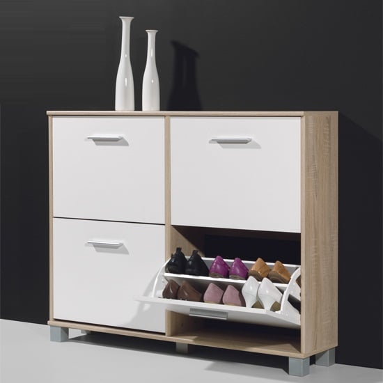 5 Reasons To Go With Shoe Storage Bench canadn oak white 3662 157 - 5 Reasons To Go With Shoe Storage Bench