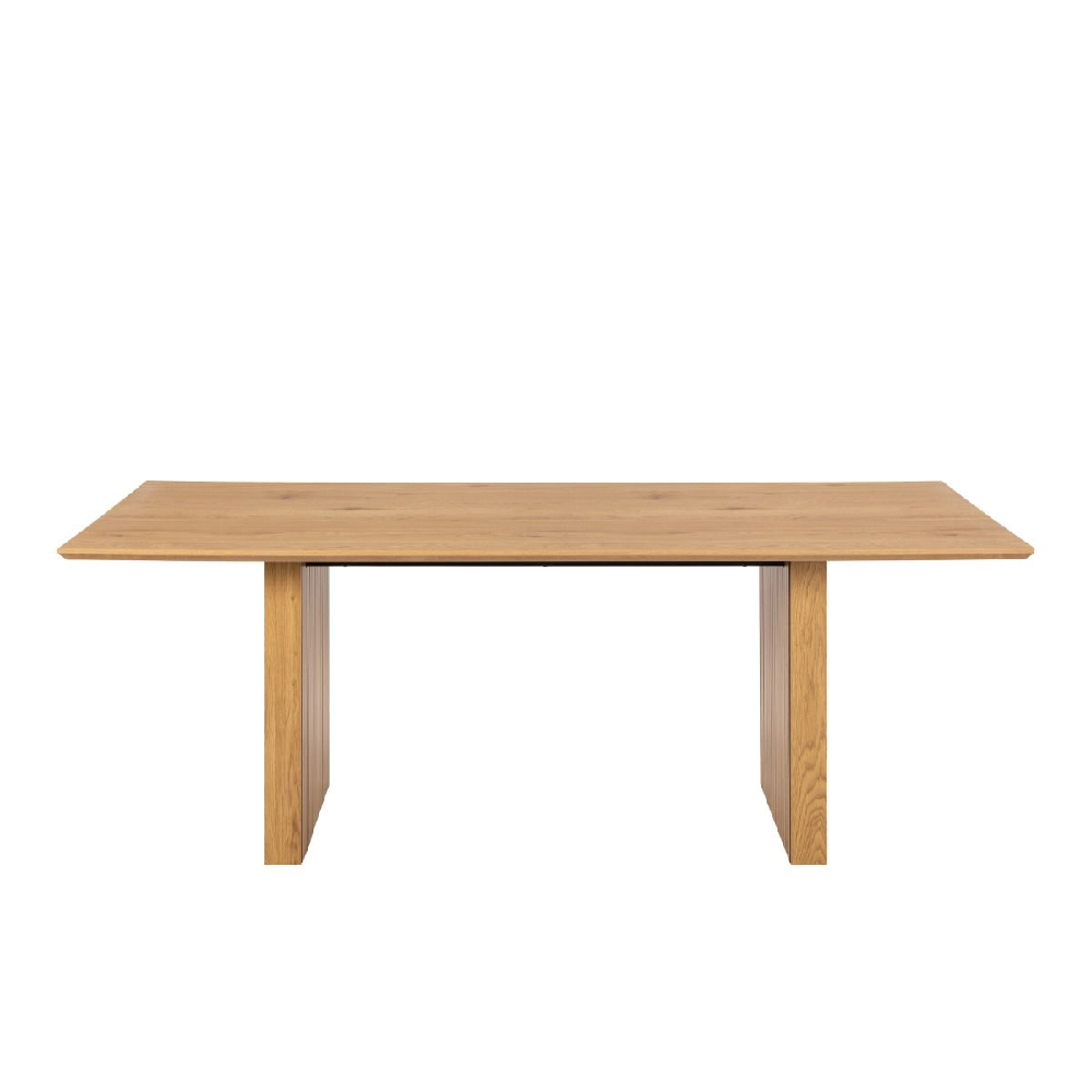 Canbay Wooden Dining Table Rectangular In Oak