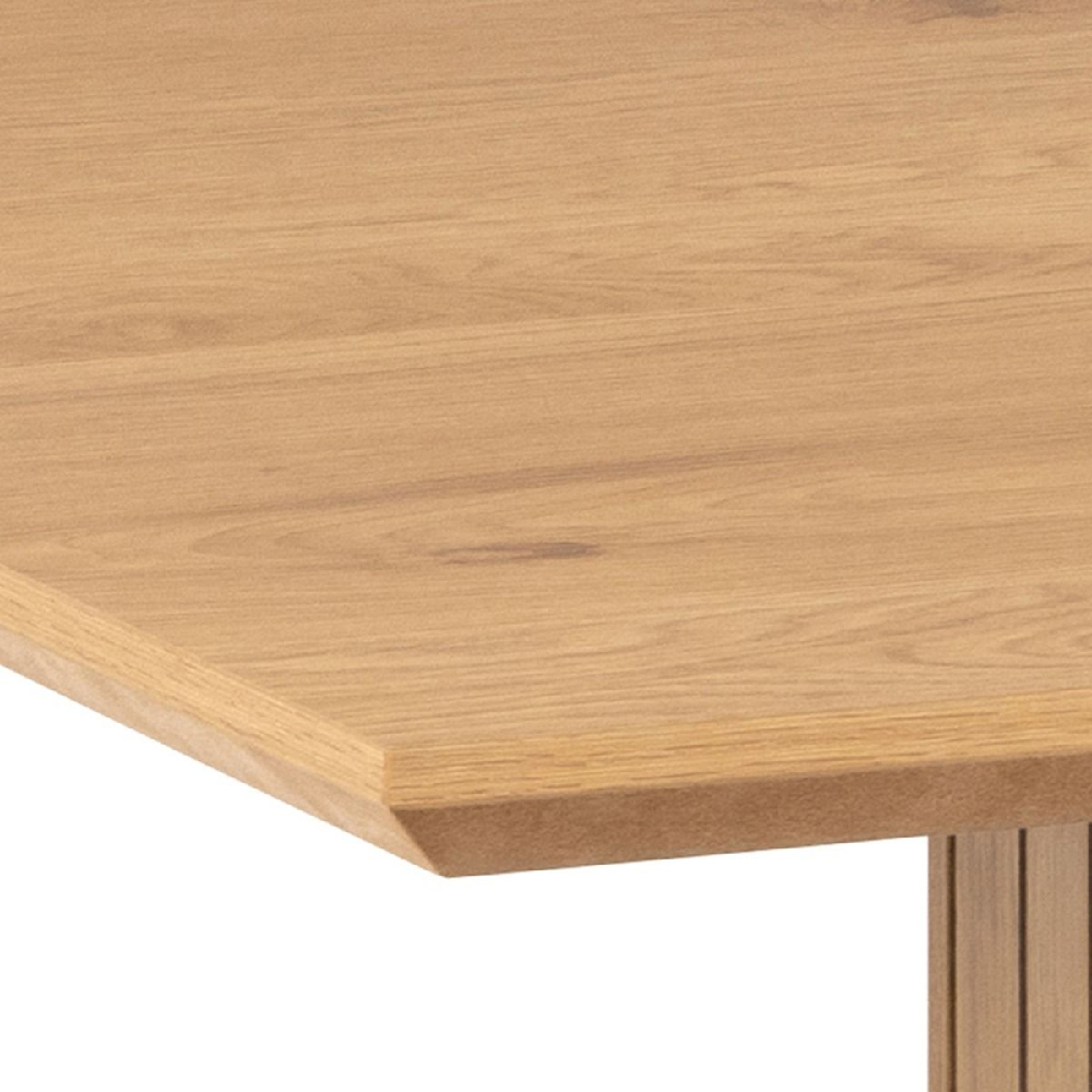 Canbay Wooden Dining Table Rectangular In Oak
