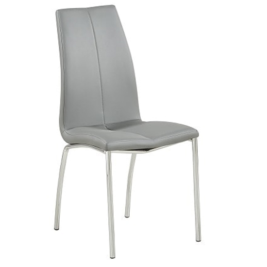 Candice Diva Marble Effect Dining Table 6 Opal Grey Chairs_3