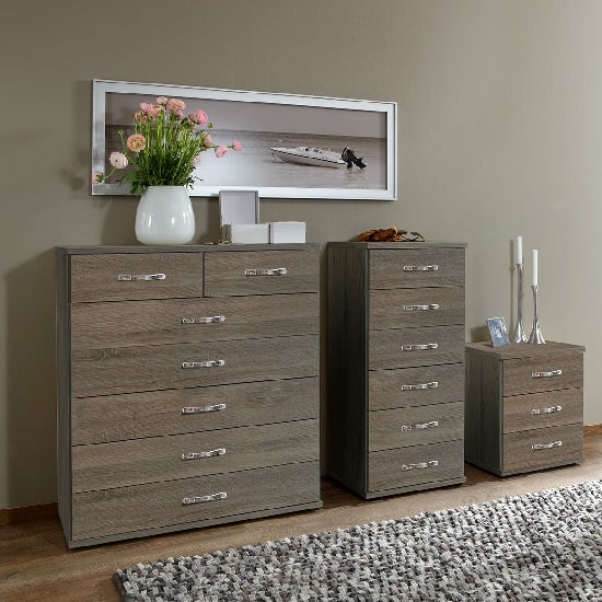 Milden Chest of Drawers In Montana Oak With 6 Drawers_2