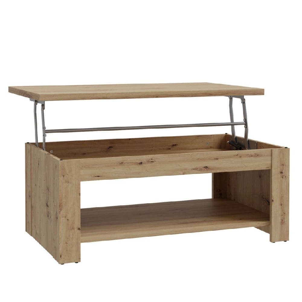Caneadea Wooden Coffee Table in Artisan Oak