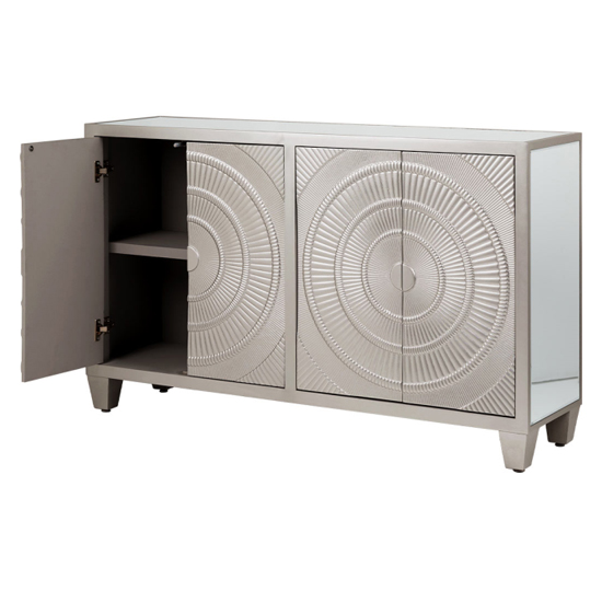 Canfield Mirrored Sideboard With 4 Doors In Champagne_4