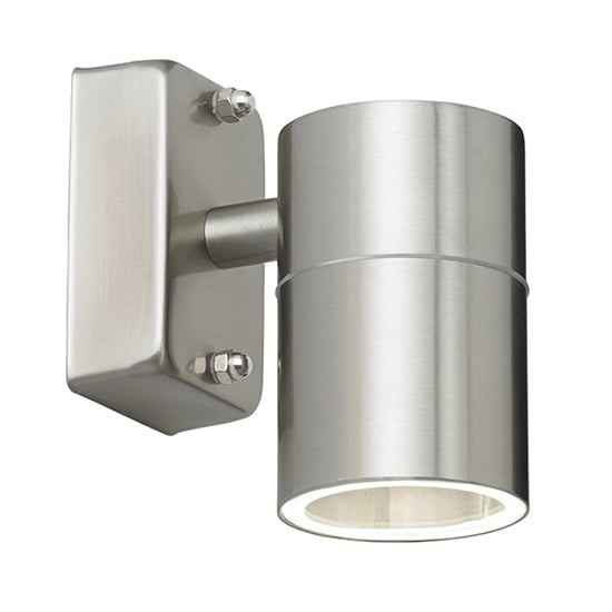 Product photograph of Canon Wall Light In Polished Stainless Steel from Furniture in Fashion