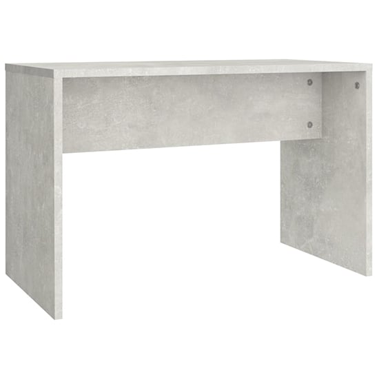 Product photograph of Canta Wooden Dressing Table Stool In Concrete Effect from Furniture in Fashion