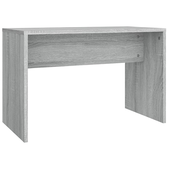 Photo of Canta wooden dressing table stool in grey sonoma oak