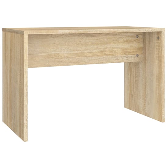 Product photograph of Canta Wooden Dressing Table Stool In Sonoma Oak from Furniture in Fashion