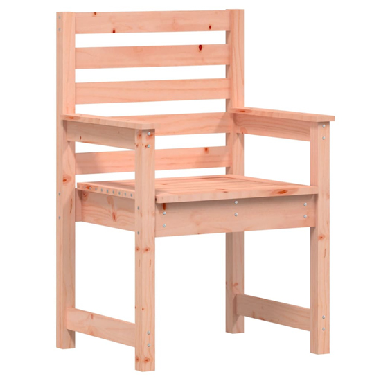 Canton Solid Wood Douglas 7 Piece Garden Dining Set In Natural