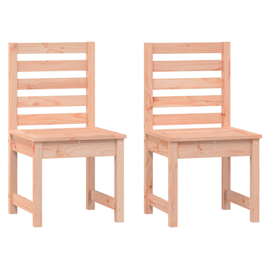 Canton Solid Wood Douglas 7 Piece Garden Dining Set In Natural