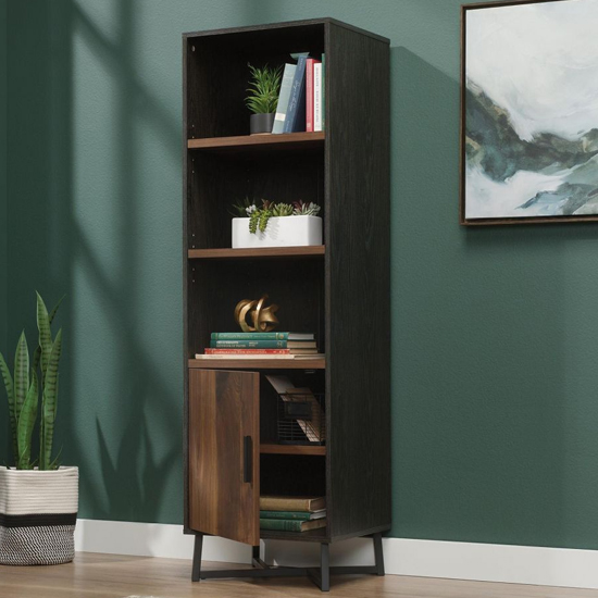 Canyon Lane Wooden Bookcase With 3 Shelves In Brew Oak_2
