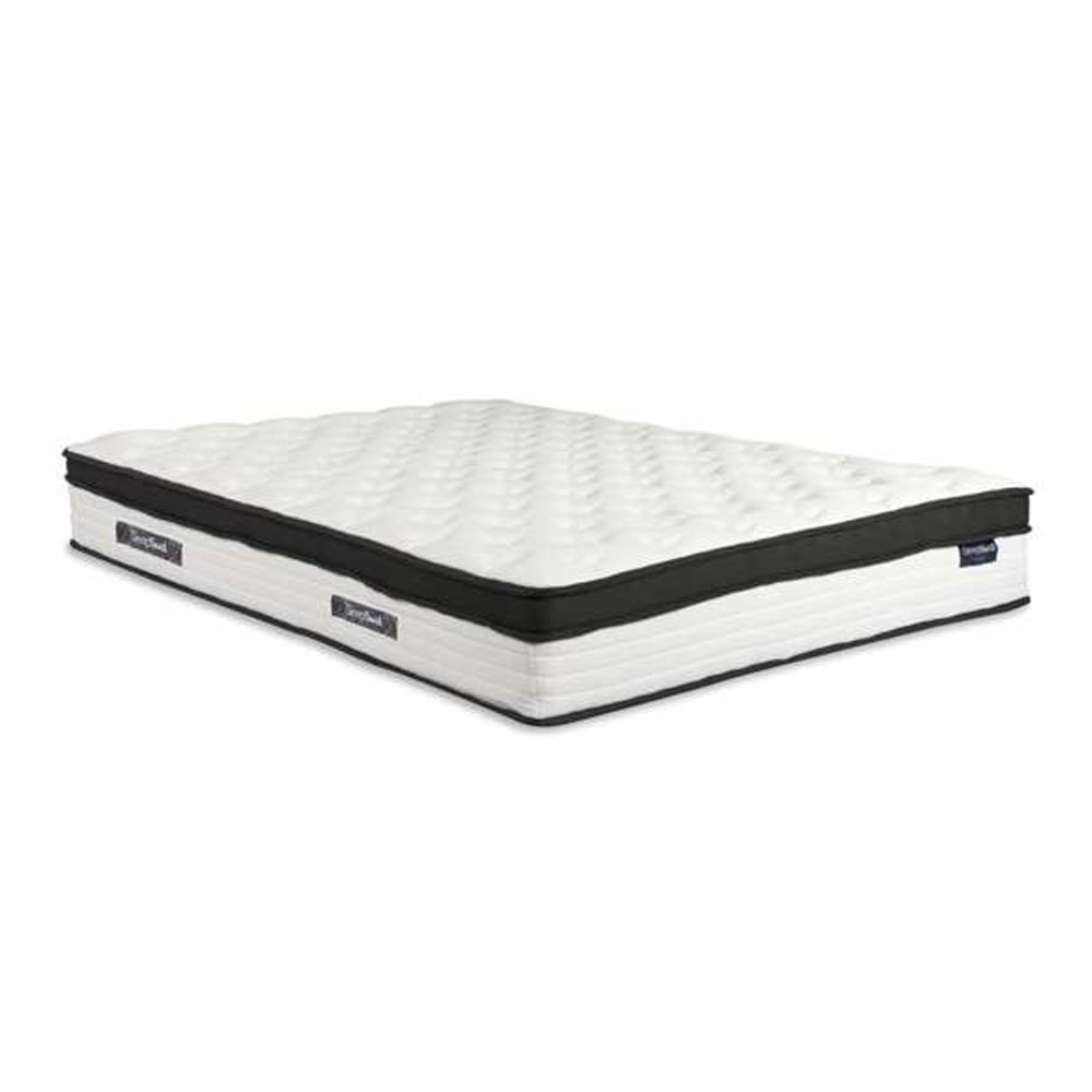 Cardiff Fabric Double Mattress In White