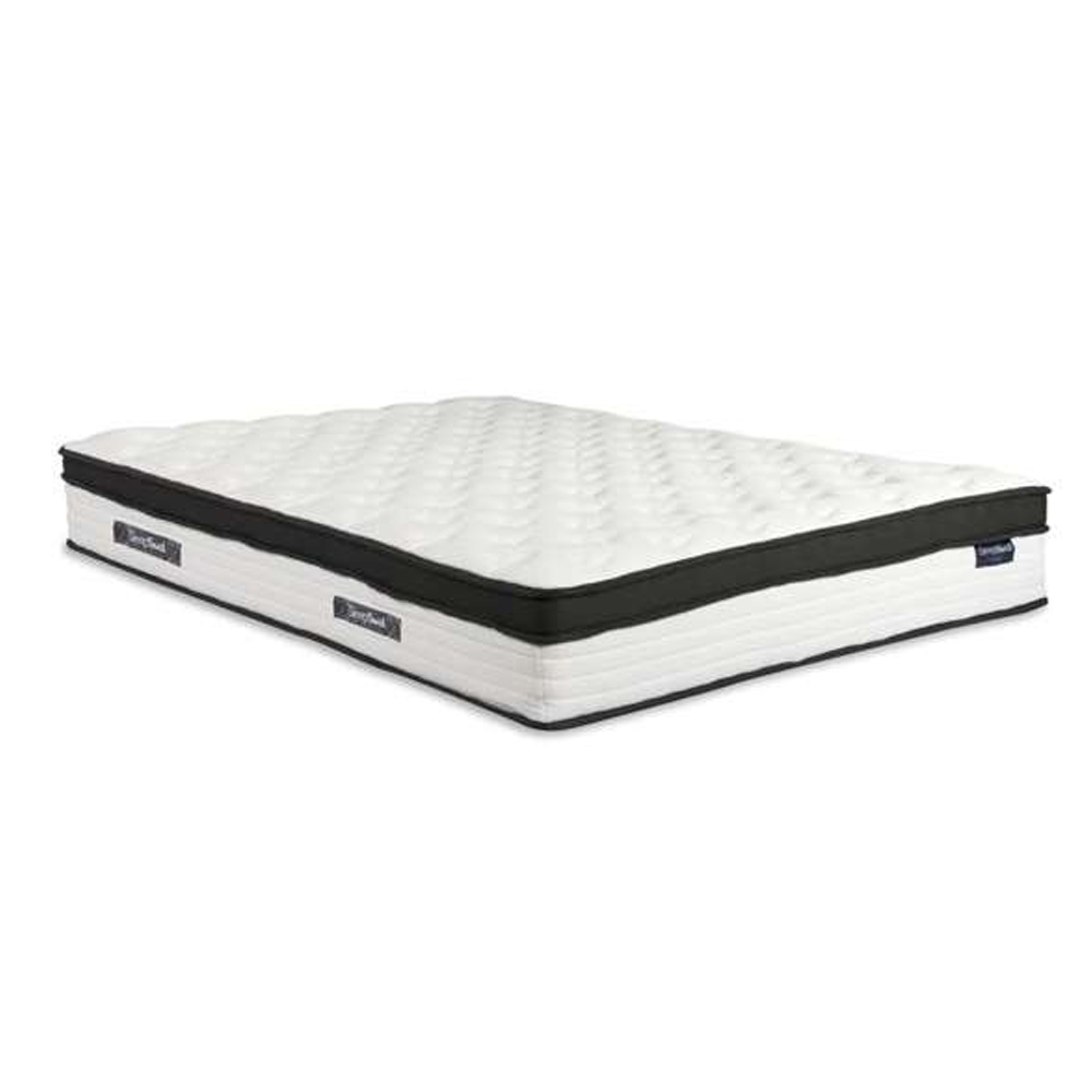 Cardiff Fabric Super King Size Mattress In White