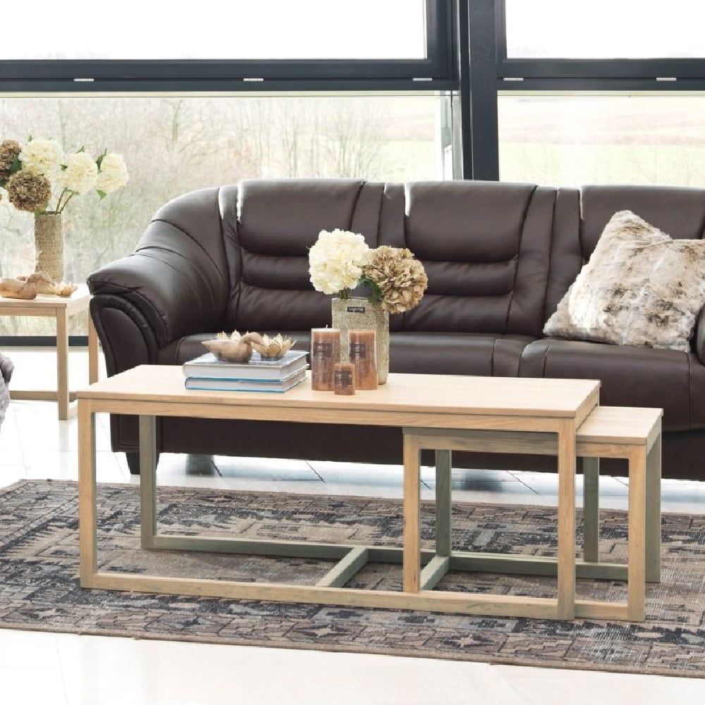 Read more about Cardiff wooden nesting coffee tables in white oak